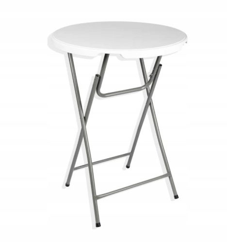 Table pour jardin et terrasse - Table A4E, plastique, ronde, 80 x 80 x 110 cm