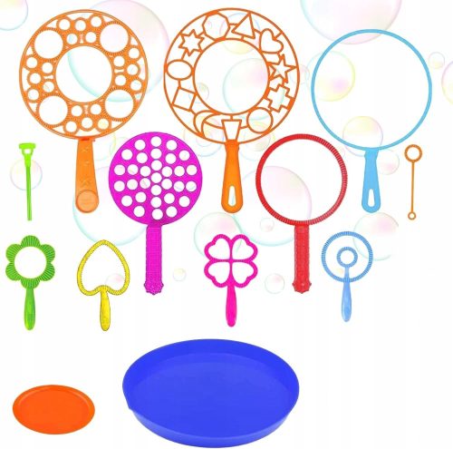 RING TOOL SET FOR MAKING SOAP BUBBLES IN VARIOUS SHAPES