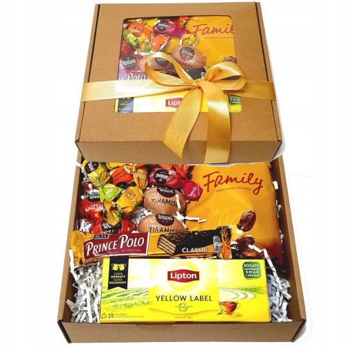  GIFT BOX TCHIBO LIPTON GIFT SET FOR BIRTHDAYS, NICHOLAS DAY