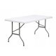 Tables et chaises de jardin pour la terrasse Table de jardin A4E en plastique, blanc