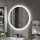 Bathroom mirror Elecwish wall mirror, circle, 600 x 600 mm