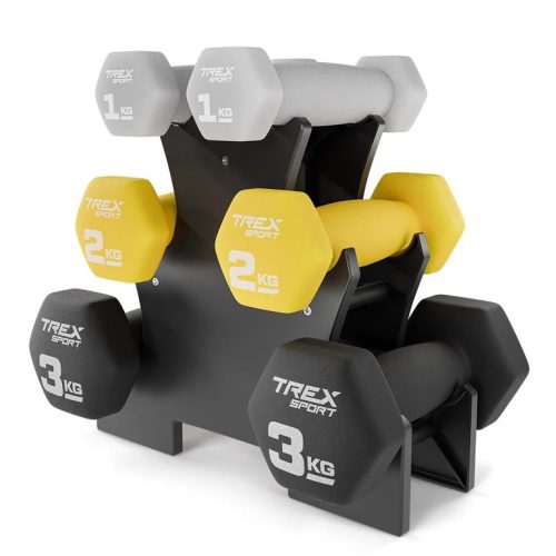  Dumbbell set for exercise dumbbell dumbbells dumbbells fitness weights stand Trex Sport