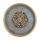 Clock for home Eurofirany wall clock, blue tones, 51 cm