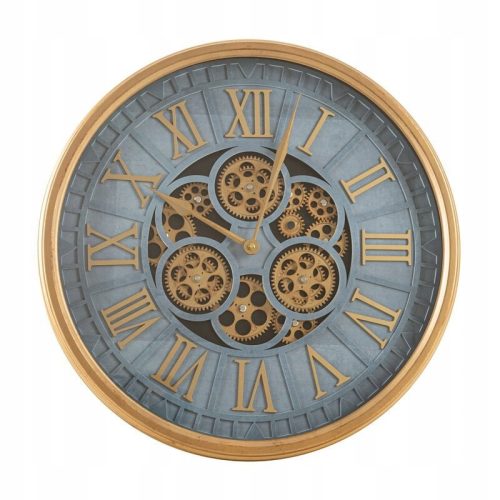 Clock for home Eurofirany wall clock, blue tones, 51 cm