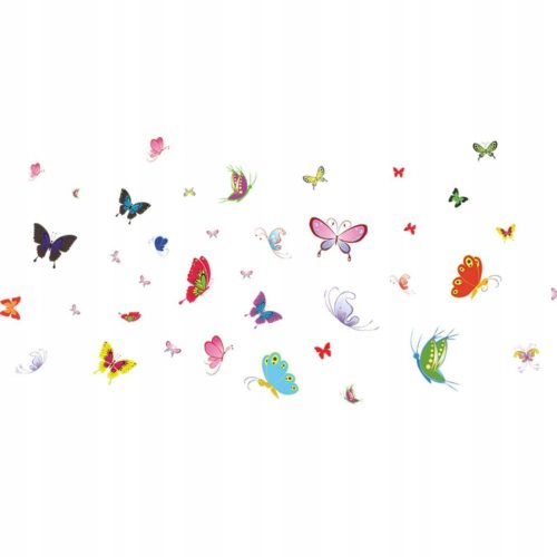 Decorative Wall Stickers Wall Stickers, Butterflies, Colorful Butterflies, Wardrobe, Furniture, Mirror for Children