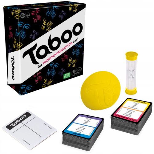  HASBRO Party Game Taboo, a game of unspoken words, Polish version F5254