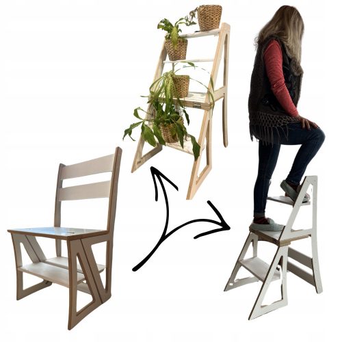 HOME TOYS Ladder 0.86 m Wood