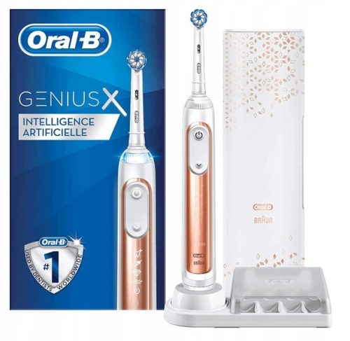  Oral-B Genius X 20000N Rose Gold Electric Toothbrush D706.543.6x