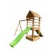 Playground house - slide, swing, sandpit, rope