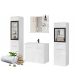 Bathroom furniture set with washbasin 60 2x mirror cabinet + shelves