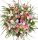 Wreaths Rural spring door wreath with grasses, daisies and anemones