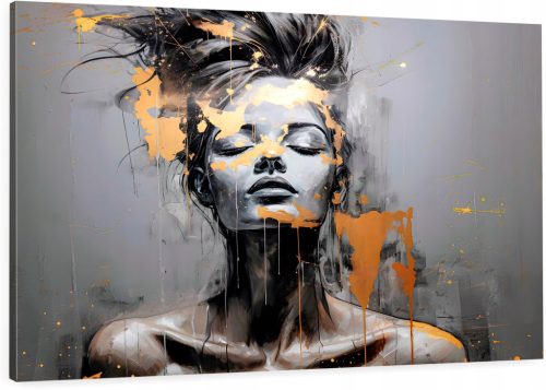  Peinture murale MODERNE pour la chambre-salon VISAGE D'UNE FEMME GLAMOUR 120x80