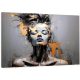  Peinture murale MODERNE pour la chambre-salon VISAGE D'UNE FEMME GLAMOUR 120x80