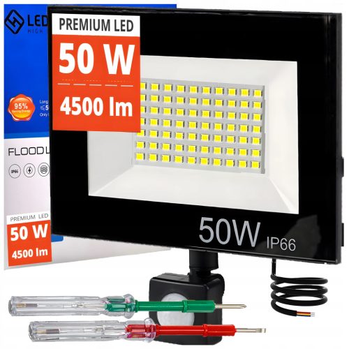  Halogen LED with Twilight Motion Sensor 50W Spotlight Lamp Floodlight