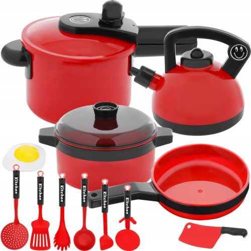  Large Pots Children's Set Frying Pan Kettle Accessories Utensils Dishes