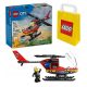  LEGO City 60411 Fire Rescue Helicopter + Paper Bag LEGO 6315786 yellow 24x8x18 cm