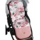  Insert for the stroller, flowers, insert for the stroller Mia XL, 90 cm