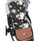  Kimberly Choco XL Flower Stroller Insert, 90 cm