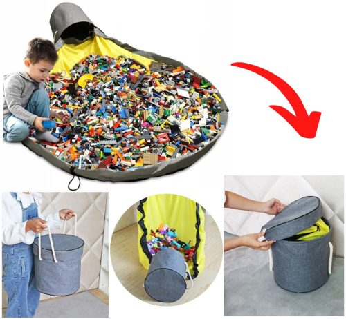  LEGO Toy Bag Container Mat for Kids 2in1 150cm 20L Large Capacity