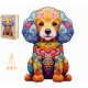  WOODEN PUZZLE FOR ADULTS LARGE 275 PIECES POODLE WOODEN BOX