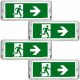 LED-Notleuchte EXIT go right, 4 Stk