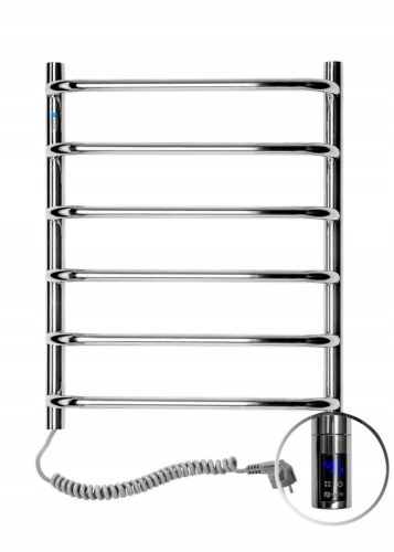 Electric bathroom radiator Navin 284 W 480 x 600 mm Chrome