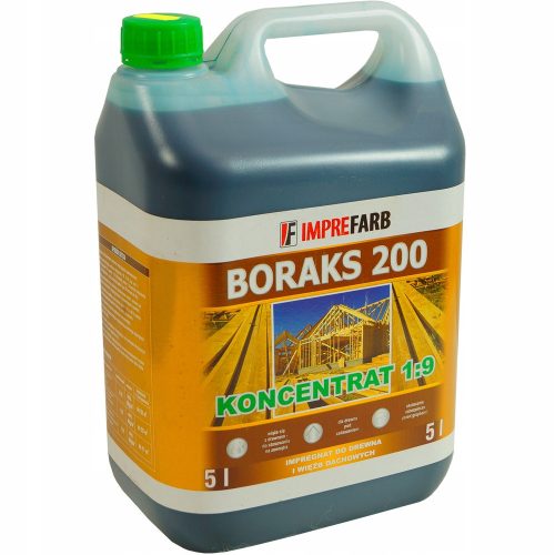 Paint for structural wood Borax 200 Green 5L