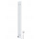 Electric bathroom radiator Navin 200 W 90 x 1500 mm white