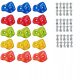 COLORFUL stones for climbing, 15 pieces with MIX screws