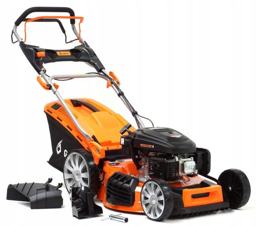 Petrol lawn mower - GATEC petrol lawn mower with basket, 196 cm³ capacity. Basket 62 l, cutting width 53 cm