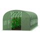 Polytunnel, panneaux en plastique Polytunnel 18 m² 6 x 3 cm vert