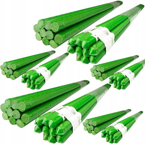 Garden Stakes for Plants Bradas Poles, Coated Steel, 80 cm x 11 mm, 10 pcs.