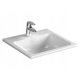 Vitra S20 rectangular washbasin recessed into the worktop