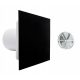 Ventika KLIQ100BASEWC + KLIQFP180BLACK bathroom fan 100 mm