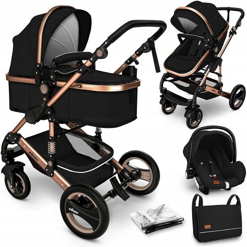  Kiduku 3-in-1 combi stroller, beige