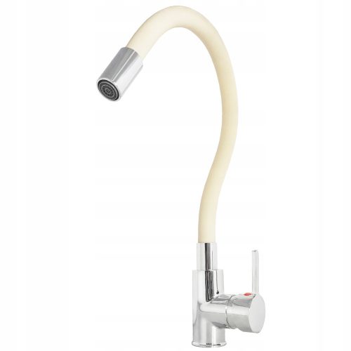 Maibang FLEX floor-standing kitchen faucet, beige, silver