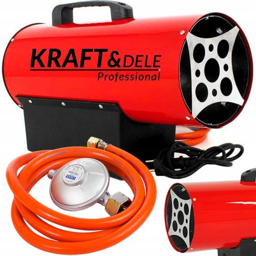 Kraft&Dele Gas Heater 15 kW + Gloves, Work Gloves, Vamp, Pair, 24 Hours(1467)