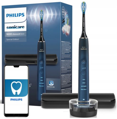  Philips Sonicare DiamondClean 9000 Schallzahnbürste, Marineblau