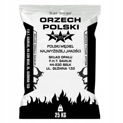 Polish walnut coal 29 MJ – 25 kg bag