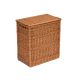 Laundry baskets and containers Freestanding laundry basket Sklep Wiklinowy 66l, brown and beige tones