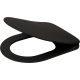 Toilet seats Deante Peonia toilet seat, black Duroplast