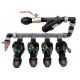  Distributor kit with 4 solenoid valves, 100HV filter