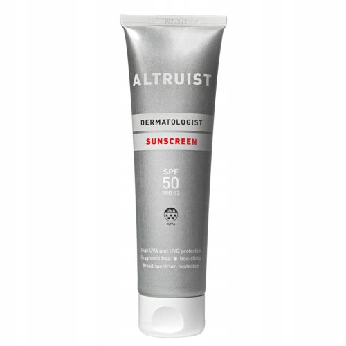 Altruist Sunscreen Cream SPF50, 100ml - High Protection for Sensitive Skin