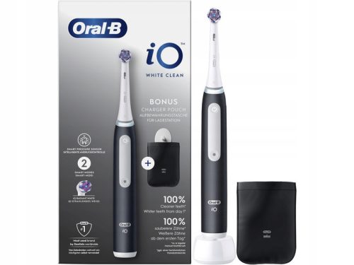  Oral-B iO White Clean Magnetic Toothbrush, black