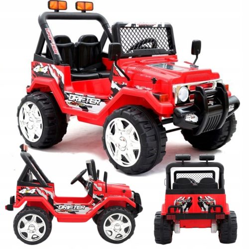  Battery-powered car jeep S618 EVA Red Electric Car for Kids