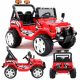  Battery-powered car jeep S618 EVA Red Electric Car for Kids