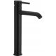 Kfa MOZA floor-standing washbasin faucet, black