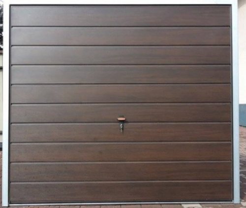 Doors and Gates Swing garage door, walnut color