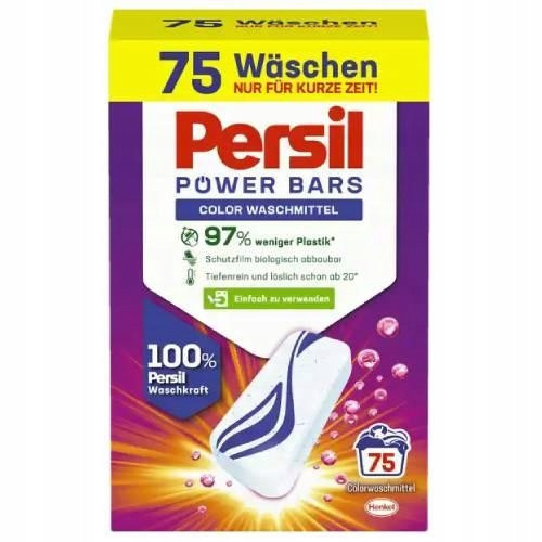  Persil Power Bars Color Washing Tablets 75pcs