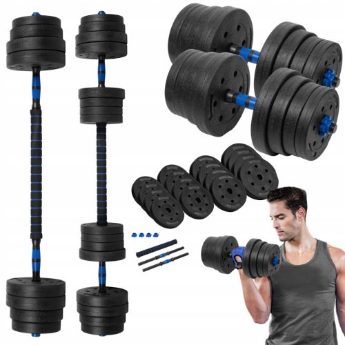  Bituminous adjustable dumbbells Rebel 2x 15 kg